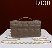 Kitlife Dior My Dior Mini Bag Taupe Cannage Lambskin 21x11.5x4.5cm - 4