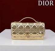 Kitlife Dior My Dior Mini Bag Gold Cannage Lambskin 21x11.5x4.5cm - 1