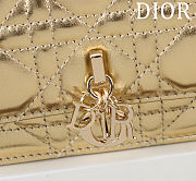 Kitlife Dior My Dior Mini Bag Gold Cannage Lambskin 21x11.5x4.5cm - 3