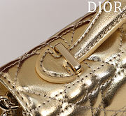 Kitlife Dior My Dior Mini Bag Gold Cannage Lambskin 21x11.5x4.5cm - 2