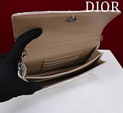 Kitlife Dior My Dior Mini Bag Silver Cannage Lambskin 21x11.5x4.5cm - 5