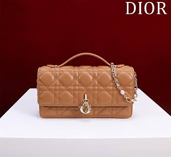 Kitlife Dior My Dior Mini Bag Brown Cannage Lambskin 21x11.5x4.5cm