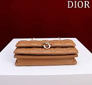 Kitlife Dior My Dior Mini Bag Brown Cannage Lambskin 21x11.5x4.5cm - 6