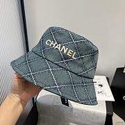 Kitlife Chanel Bucket Hat Blue Denim - 1