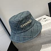 Kitlife Chanel Bucket Hat Blue Denim - 4