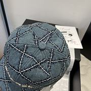 Kitlife Chanel Baseball Cap Blue Denim - 3