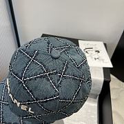 Kitlife Chanel Baseball Cap Blue Denim - 2