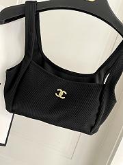 Kitlife Chanel Two-piece Swimsuit Black - 4