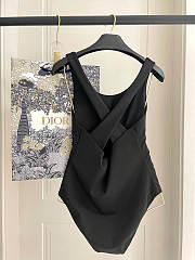 Kitlife Dior One-piece Swimsuit Black - 2