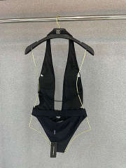 Kitlife Dolce & Gabbana Belt Swimsuit Black - 5