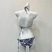 Kitlife Dior One-piece Swimsuit Blue  - 5