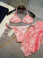 Kitlife Dior One-piece Swimsuit Pink - 4
