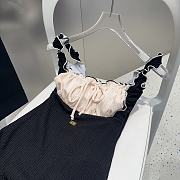 Kitlife Miu Miu Swimsuit Black & Off White - 5