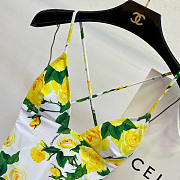 Kitlife Dolce & Gabbana One-piece Swimsuit White & Yellow  - 6