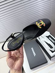 Kitlife Chane Square-toed Sandals Black Multicolor Hardware - 2