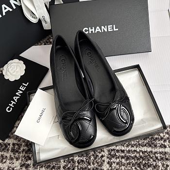 Kitlife Chanel Vintage Kangpeng Ballet Shoes Black
