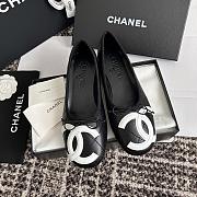 Kitlife Chanel Vintage Kangpeng Ballet Shoes Black & White - 1