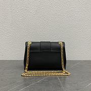Kitlife Celine Victoire Bag in Black Calfskin 116592 23.5x14x8cm - 5