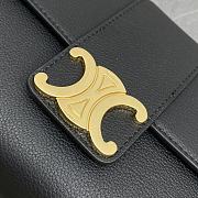 Kitlife Celine Victoire Bag in Black Calfskin 116592 23.5x14x8cm - 4