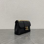 Kitlife Celine Victoire Bag in Black Calfskin 116592 23.5x14x8cm - 2
