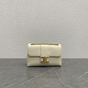 Kitlife Celine Victoire Bag in White Calfskin 116592 23.5x14x8cm - 1