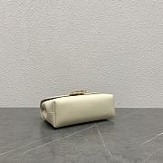 Kitlife Celine Victoire Bag in White Calfskin 116592 23.5x14x8cm - 6