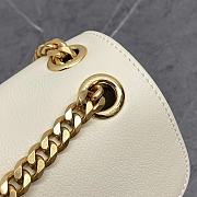 Kitlife Celine Victoire Bag in White Calfskin 116592 23.5x14x8cm - 5
