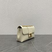 Kitlife Celine Victoire Bag in White Calfskin 116592 23.5x14x8cm - 4
