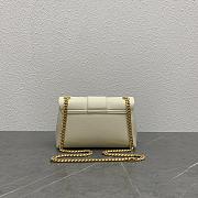 Kitlife Celine Victoire Bag in White Calfskin 116592 23.5x14x8cm - 2