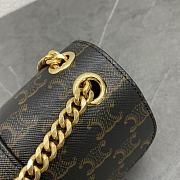 Kitlife Celine Victoire Bag in Triomphe Canvas 116592 23.5x14x8cm - 4