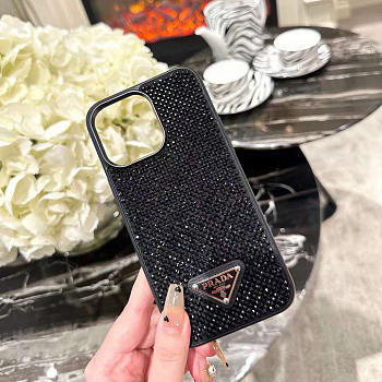 Kitlife Prada Phone Case Black Diamond Bingbing