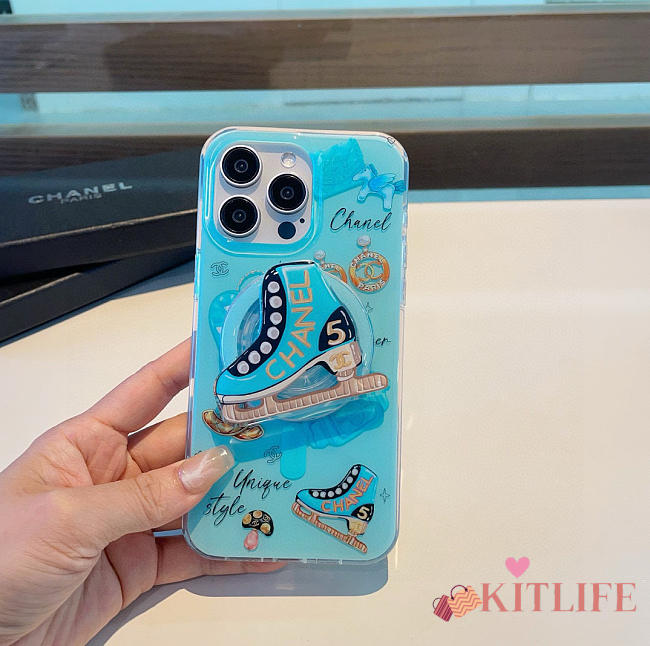 Kitlife Chanel Magnetic Phone Case Blue - 1