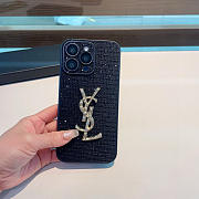 Kitlife Saint Laurent Diamond Phone Case Black - 4