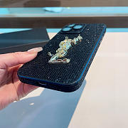 Kitlife Saint Laurent Diamond Phone Case Black - 3