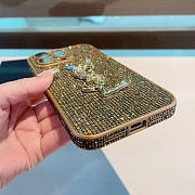 Kitlife Saint Laurent Diamond Phone Case Gold - 3