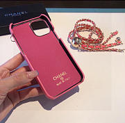 Kitlife Saint Laurent Phone Case Pink Lambskin With Chain - 5