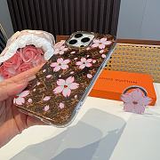 Kitlife Louis Vuitton x TM Phone Case Brown & Pink - 2