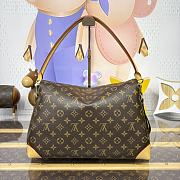 Kitlife Louis Vuitton Hide Away MM Bag Brown Monogram Canvas M14473 36x18x26cm - 5