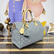 Kitlife Louis Vuitton Speedy Soft 30 Bag Grey Denim M13344 30x17x21cm - 2
