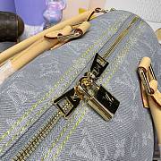 Kitlife Louis Vuitton Speedy Soft 30 Bag Grey Denim M13344 30x17x21cm - 3
