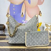Kitlife Louis Vuitton Coussin Bag Grey Denim M13390 38x10x33cm - 1