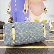Kitlife Louis Vuitton CarryAll Bag Grey Denim M13289 39x15x30cm - 6