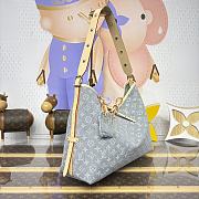 Kitlife Louis Vuitton CarryAll Bag Grey Denim M13289 39x15x30cm - 3
