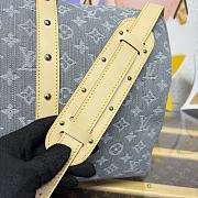 Kitlife Louis Vuitton Keepall Bandoulière 45 Bag Grey Denim M13748 45x20x27cm - 3