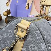 Kitlife Louis Vuitton Keepall Bandoulière 45 Bag Grey Denim M13748 45x20x27cm - 2