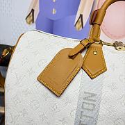 Kitlife Louis Vuitton Keepall Bandoulière 45 Bag White Monogram Heritage M14838 45x20x27cm - 6