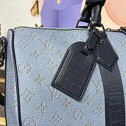 Kitlife Louis Vuitton Keepall Bandoulière 45 Bag Blue Monogram Heritage M14837 45x20x27cm - 5