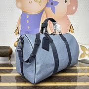 Kitlife Louis Vuitton Keepall Bandoulière 45 Bag Blue Monogram Heritage M14837 45x20x27cm - 3