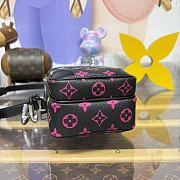 Kitlife Louis Vuitton Pharrell Williams Bag Black Gradient M13898 13.5x20x8cm - 6
