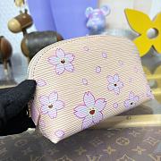 Kitlife Louis Vuitton x TM Cosmetic Pouch Pink Cherry Blossom M14052 19x6x12cm - 4